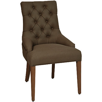 Neptune Henley Upholstered Linen Dining Chair Oak Neptune Henley Upholstered Linen Dining Chair Oak